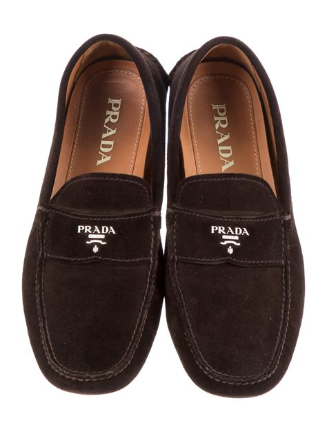 mens prada suede loafers|prada loafers platform.